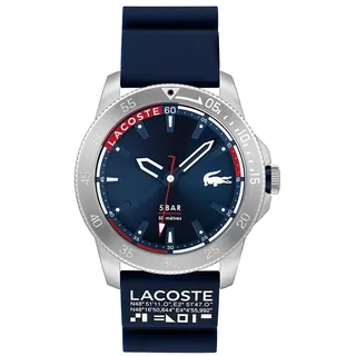 Lacoste Analog Quarzuhr für Herren mit Marinblaues Silikonarmband - 2011202