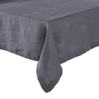Butlers Tischdecke Riga 160x300cm , Anthrazit , Textil , 160x300 cm , Heimtextilien, Wohntextilien, Tischwäsche, Tischdecken