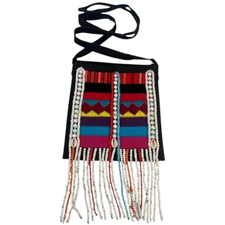 Asiatisch Bunt Thai Hmong Tribal Festival Reise Schultertasche - S