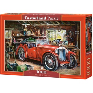 Castorland C-104574-2 Vintage Garage-1000 Pieces Puzzle, Bunt, 1000