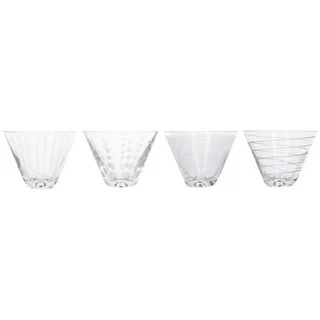 Mikasa Menaje Martini 400ml Tasse 4 Einheiten - Transparent - One Size