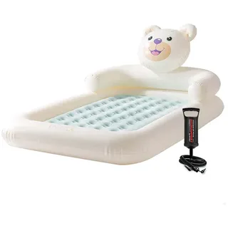 Intex Bear Junior Luftbett Für Kinder - Mint / White - 132 x 71 x 10 cm