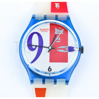 SWATCH STANDARDS 1991 - GN112 - BOLD FACE - Neu