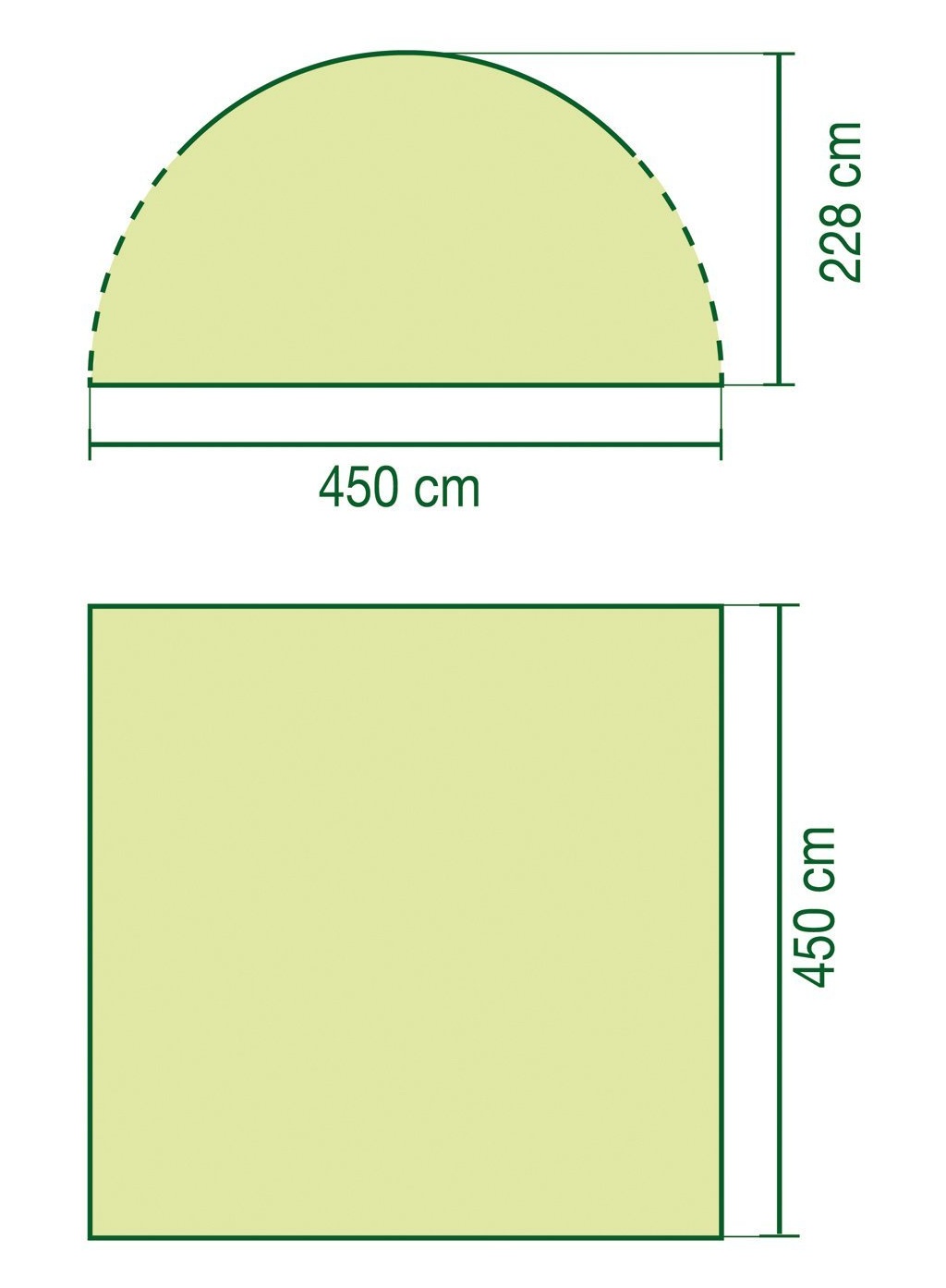 Bild von Event Shelter 4,5 x 4,5 m weiß