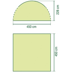 Bild von Event Shelter 4,5 x 4,5 m weiß