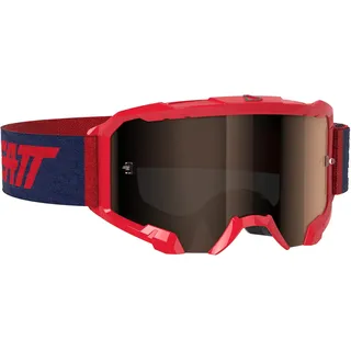 Leatt Velocity 4.5 Iriz Motocross-Brille, Rot/Blau