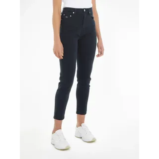 Tommy Jeans Webhose »TJW MOM SLIM UH GD«, mit Logostickerei, blau