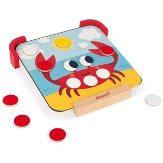 Janod I Learn Colours Magnetische Chips Mehrfarbig