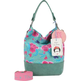 Fritzi aus Preußen Izzy07 Schultertasche Canvas Flower Green