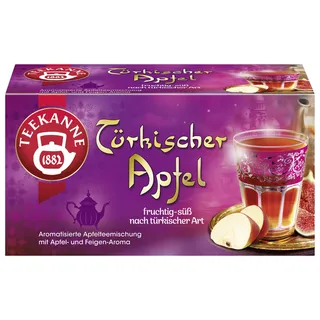 Teekanne Türkischer Apfel Früchtetee Teebeutel 20 x 3 g