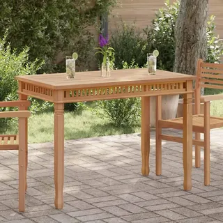 vidaXL Garten-Esstisch 110 x 65 x 80 cm Braun