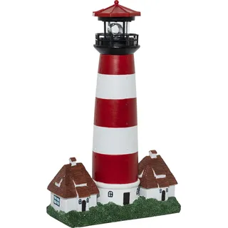 LED Solar Leuchtturm - Rot