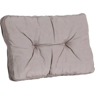 Rückenkissen , Taupe , Textil , Füllung: Schaumstoff , 60x43x8 cm , Oeko-Tex® Standard 100 , Heimtextilien, Wohntextilien, Kissen, Rückenkissen