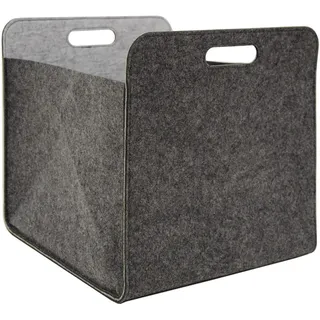 Dune Design Aufbewahrungsbox 33 x 33 x 38 cm 2-tlg. grau
