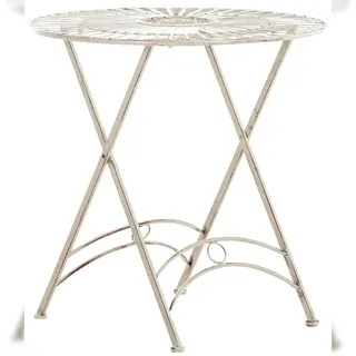 CLP Tegal Gartentisch Ø 71 x 71 cm antik-creme