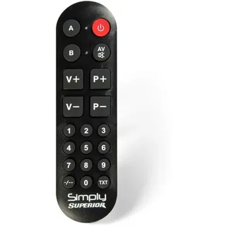 Superior Simply Numeric Universal Grosstastenfernbedienung für 2 Geräte - Superior Electronics SUPTLB002