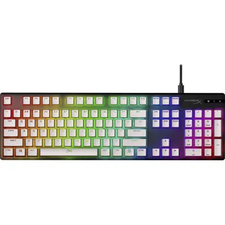 HyperX Pudding Keycaps Tastensatz PBT Weiß Englisch US Layout Gaming Zubehör - Weiß