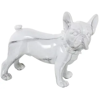 Deko-Figur Alexandra House Living Kunststoff Hund 14 x 26 x 24 cm Marmor