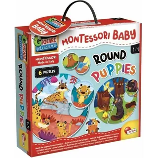 Lisciani Montessori Baby - Round Puppies (Assoziationsspiel)