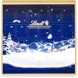 2x Lindt Schokolade Tisch Adventskalender Weihnachtszauber 2022 (Doppelpack) | 2 x 115 g Mini Schokoladen-Kugeln | für die Weihnachtszeit | Geschenk