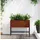 Hochbeet Gartenpflanzer Rostig 60 x 26 x 45 cm Dunkelorange