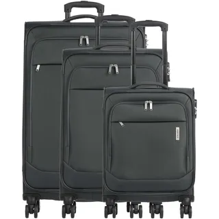 Travelite Priego Koffer-Set 2-tlg. grau