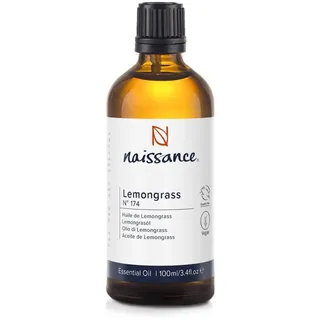 Naissance Lemongras Flexuosus Ätherisches Öl (Nr. 174) - 100ml - 100% Naturreines Lemongrasöl für Naturkosmetik, Aromatherapie, Duftlampe - Duftöl für Aroma Diffuser