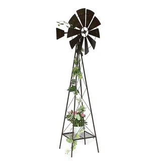 DanDiBo Ambiente Windrad 170 cm Braun