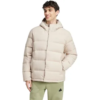 adidas Winter-Daunenjacke Helionic Hooded (wind- wasserabweisend) beige Herren