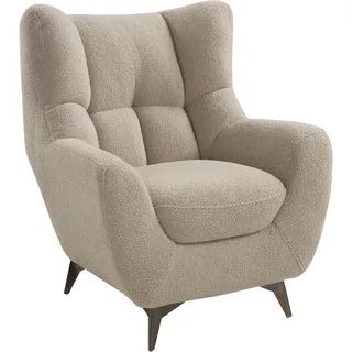 Atlantic Home Collection Sessel Shawn Teddystoff 88 x 91 x 98 cm Beige