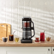 Bild Caysever Robotea Pro 4 in 1 sprechende automatische Glas-Tee- und Filterkaffee Brühmaschine