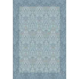 Bassetti Baumwoll-Plaid ISOLABELLA Farbe Azzurro C1 Größe 270x250