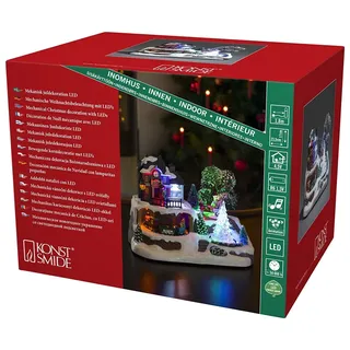Konstsmide LED Szenerie Bahnhof 17 cm 9 Bunte Dioden