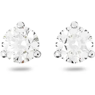 Swarovski Ohrstecker Stilla Weiß Rhodiniert 375