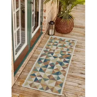 Andiamo "Sedona Dreieck", rechteckig 6 mm Höhe Flachgewebe, modernes Design, In- und Outdoor geeignet,