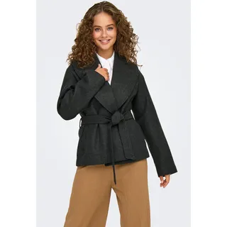 Only ONLAUGUSTA LIFE SHORT COAT OTW Dunkelgrau Melange 40