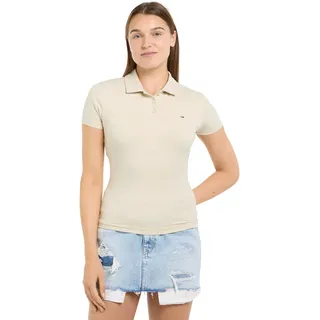 Tommy Jeans Damen Poloshirt Kurzarm Tjw Slim Essential Polo Ss Slim Fit