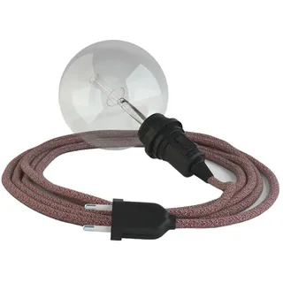 Creative Cables Rs83 3 M Hängeleuchte Für Lampenschirm - Red / Black - One Size