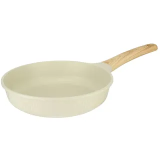 Bratpfanne RESTO KITCHENWARE "Ran, Universalpfanne mit Antihaftbeschichtung", beige, H:6cm L:46,7cm Ø:26cm, Pfannen, Bratpfanne, Induktion, für alle Herdarten geeignet