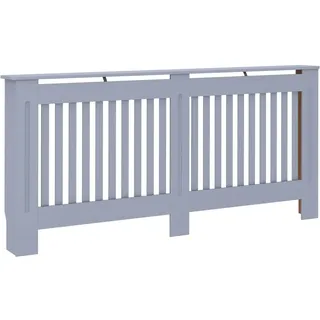 vidaXL Heizkörperverkleidung Anthrazit 172x19x81,5 cm MDF - Grau