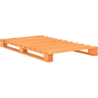 vidaXL Palettenbett Braun Massivholz Kiefer 90×200 cm - Braun