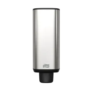 Tork Schaumseifen- und Händehygienespender Image, S4 kompatibel, Easy-to-use Spender in hochwertigem und ansprechendem Design, Edelstahl gebürstet, Maße (B x H x T): 10,6 x 28,9 x 10,7 cm