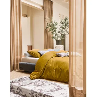 Essenza Bettwäsche »Minte, Baumwoll-Satin, unifarben« 2 Stk., tlg., grün