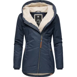 Winterjacke RAGWEAR "Winterjacke Gordon", Damen, Gr. M, blau (navy22), Obermaterial: 100% Polyester PES.  Obermaterial: Futter: 100% Polyester PES. 100% Polyester PES., Jacken Winterjacke