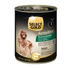 SELECT GOLD Sensitive Adult Hirsch mit Kartoffeln 24x800 g