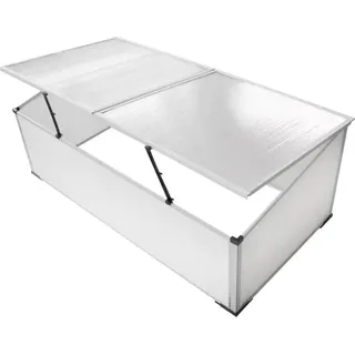 Frühbeet ohne Boden mit 2 Deckeln - Transparent, Bunt