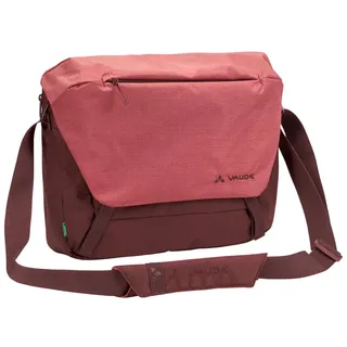 VAUDE Umhängetasche ROM M III Rot, hochwertige Messenger Bag Herren & Damen aus recyceltem PET, wasserabweisende Schultertasche mit Notebook-Fach ideal für den urbanen Alltag