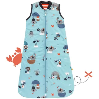 Schlummersack Babyschlafsack "Schlafsack ohne Füßen 1.0 Tog", pirat