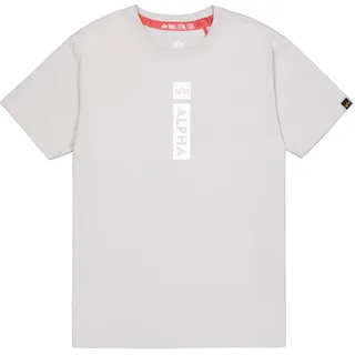 Alpha Industries T-Shirt »Alpha Puff Print T-Shirt«, grau