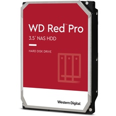 WD Red Pro interne Festplatte 14 TB (3,5 Zoll, NAS Festplatte, 7.200 U/min, SATA 6 Gbit/s, NASware-Technologie, für NAS-Systeme mit bis zu 24 Bays im Dauerbetrieb, 512 MB Cache) Rot
